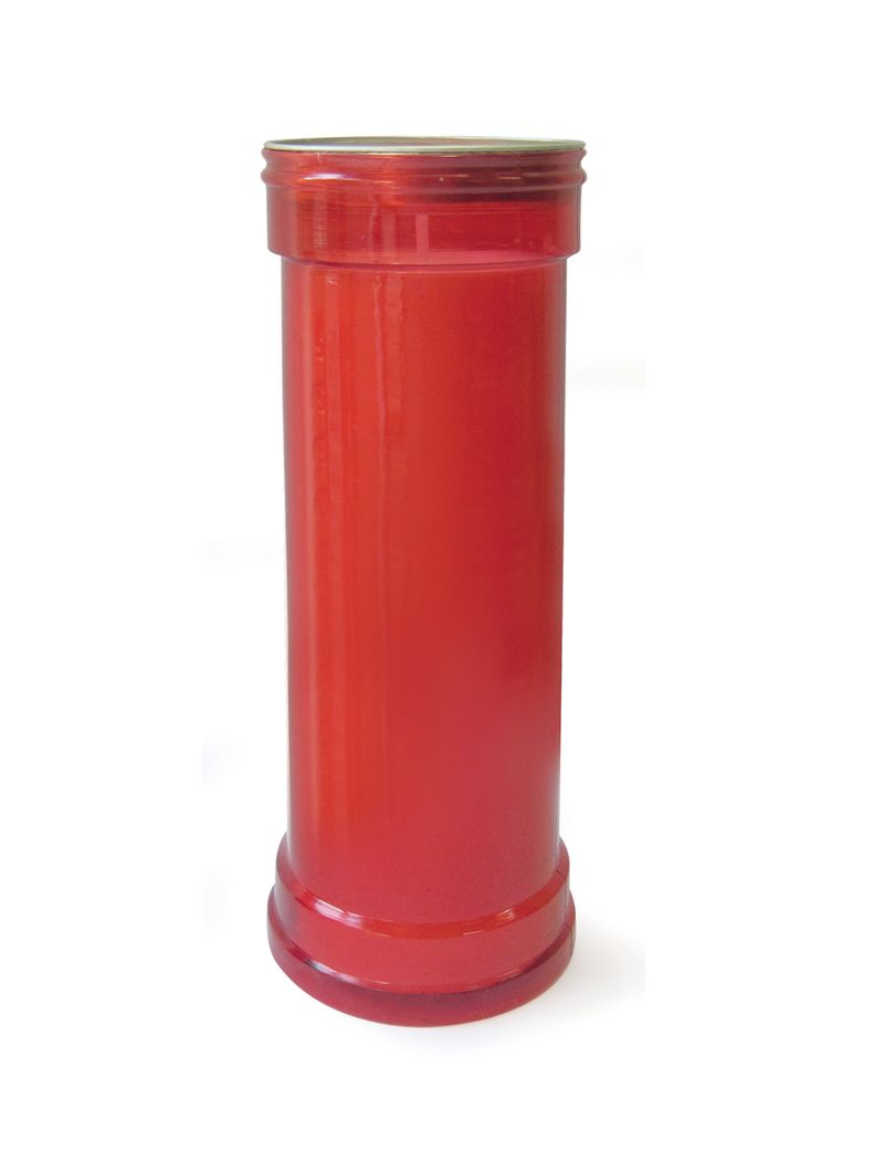 Cero Votivo Rosso P50  - Durata 55 Ore