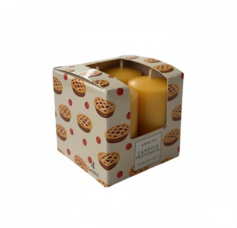 4 Ceretti profumati - Apple Pie