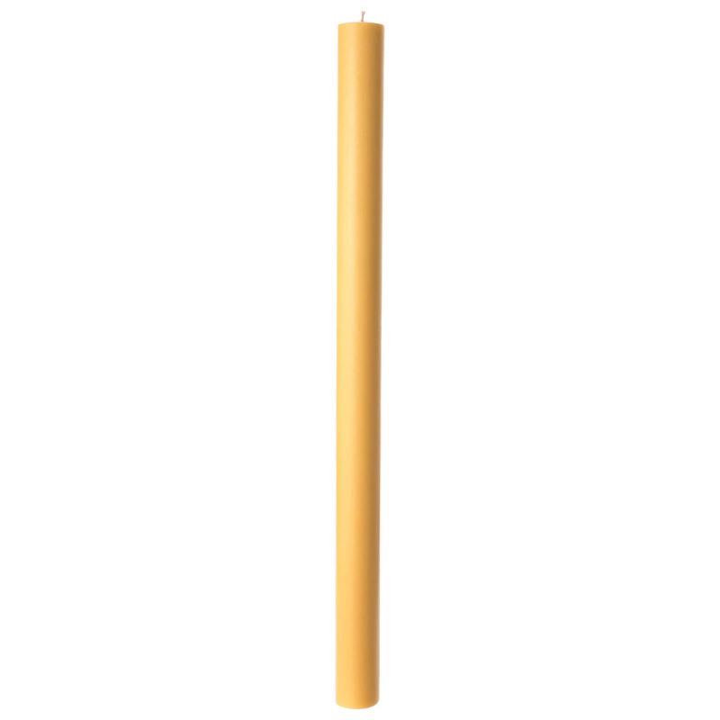 Cero pasquale Ø 8 cm h. 120 cm -Profumato al miele - EFFETTO CERA D'API