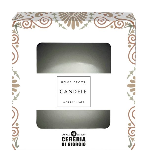 Candela sfera Laccata  Ø 10 cm  - durata  corca 48 h - VARI COLORI 