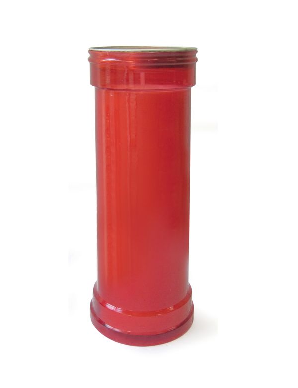 Cero Votivo Rosso P50  - Durata 55 Ore