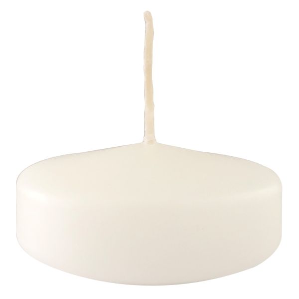 Candele galleggianti Ø 5 cm h. 3 cm 28 pezzi - Bianco