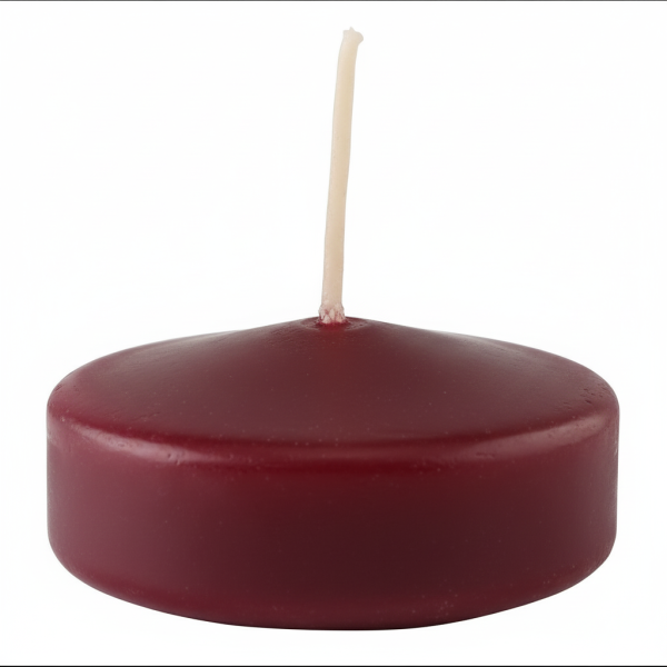 Candele galleggianti Ø 5 cm h. 3 cm 28 pezzi - Bordeaux