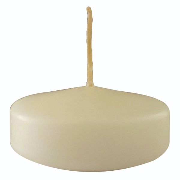 Candele galleggianti Ø 5 cm h. 3 cm 28 pezzi - Panna