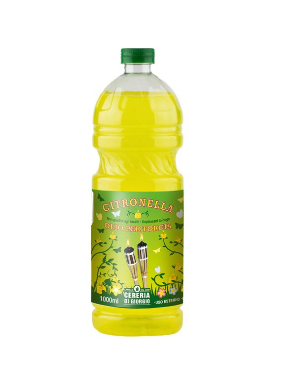 Olio alla citronella per Torce in Bambù