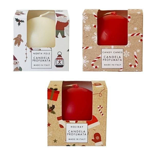 Candela Profumata Pocket Season diametro 6 cm altezza 5,5 cm - Natale - Varie Profumazioni 