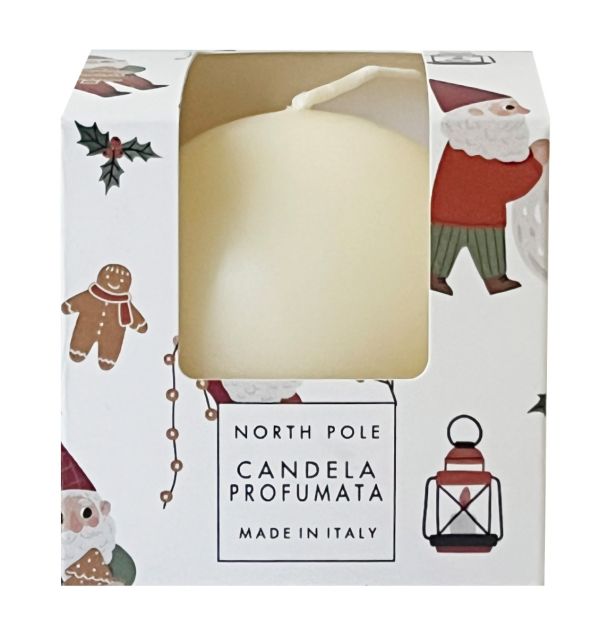 Candela Profumata Pocket Season diametro 6 cm  - Natale - North Pole