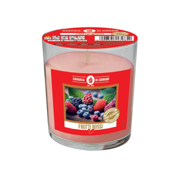 Candela profumata in bicchiere Berries - Senza allergeni