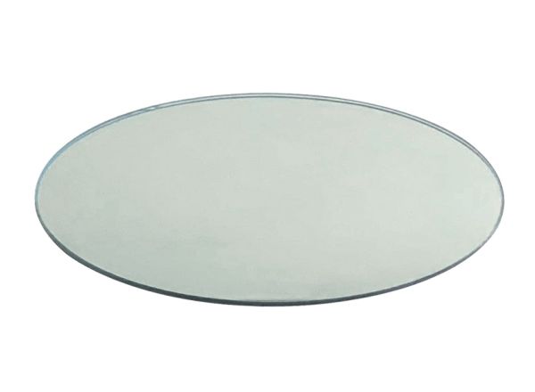 Piattino a specchio portacandela diametro 10 cm