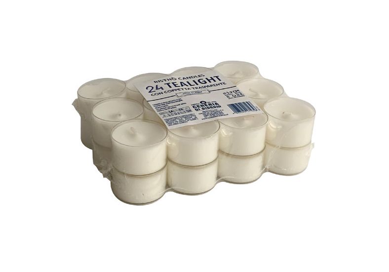 Jeka Candele Tealight Per Piramidi - 27 Pezzi, Confezione Da 2, Fiamma Alta - 2