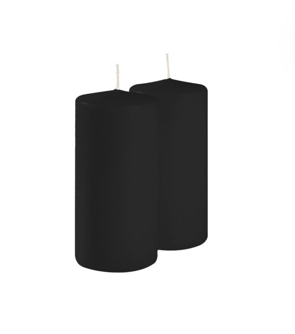 Ceri Ø 7 cm h. 15 cm 4 pezzi - Nero