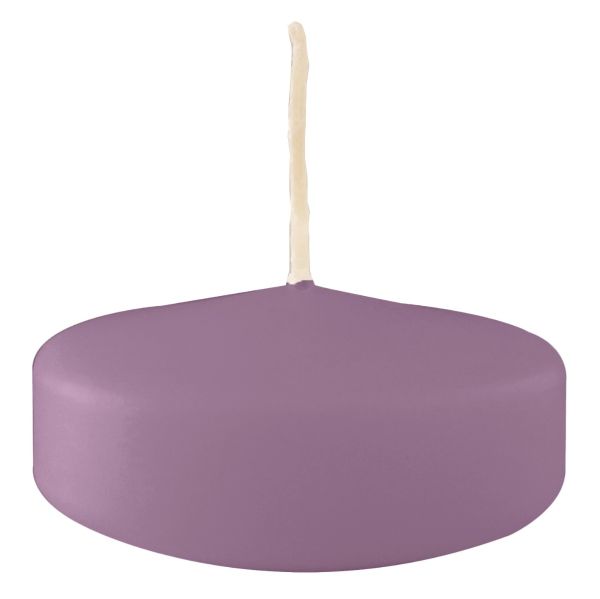 Candele galleggianti Ø 7 cm h. 1,5 cm 12 pezzi - Prugna