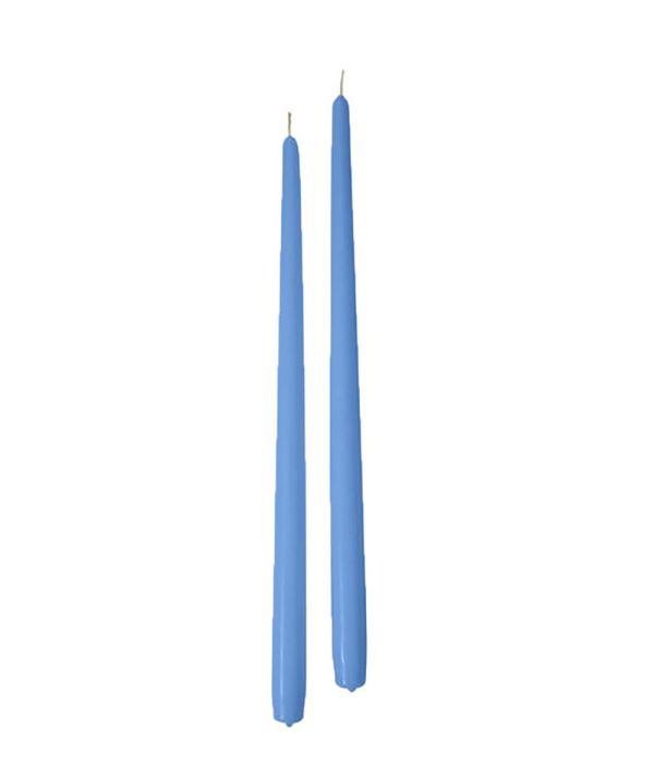 Candele coniche Ø 2,2 cm h. 40 cm 6 pezzi - Blue Dusk