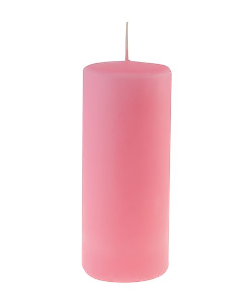 Cero per Avvento Ø 6 h. 15 cm - Rosa