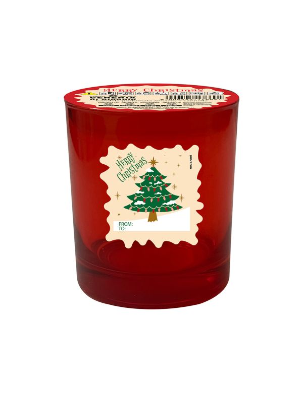 Candela in bicchiere diam. 8 cm h. 8,9 cm profumata Zenzero e Cannella