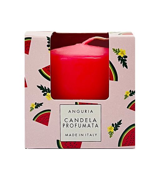 Candela Profumata Pocket Season diametro 6 cm altezza 5,5 cm - Primavera/Estate - Anguria