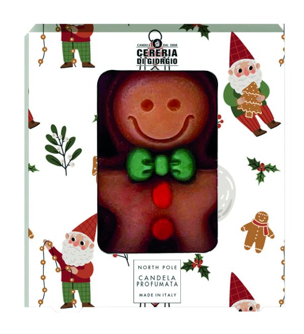 Candela Omino Pan di Zenzero profumato - Pocket Season - Natale 