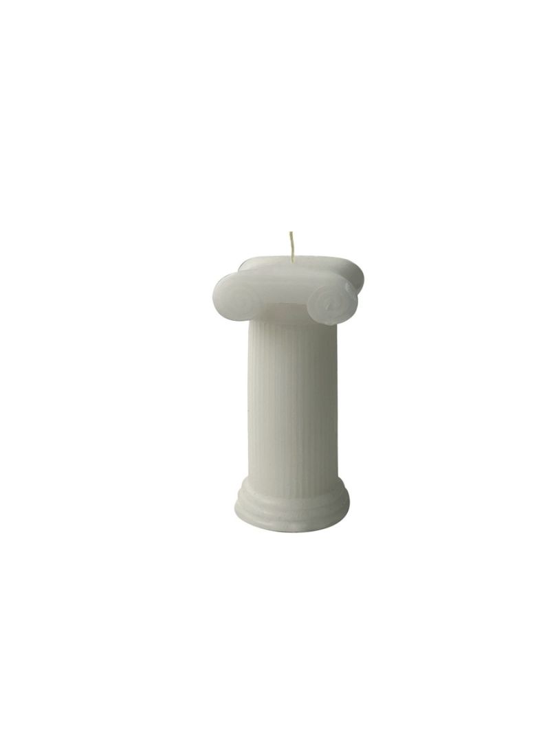 Candela Colonna Dorica –  h 12,5 cm  - con sacchetto regalo 