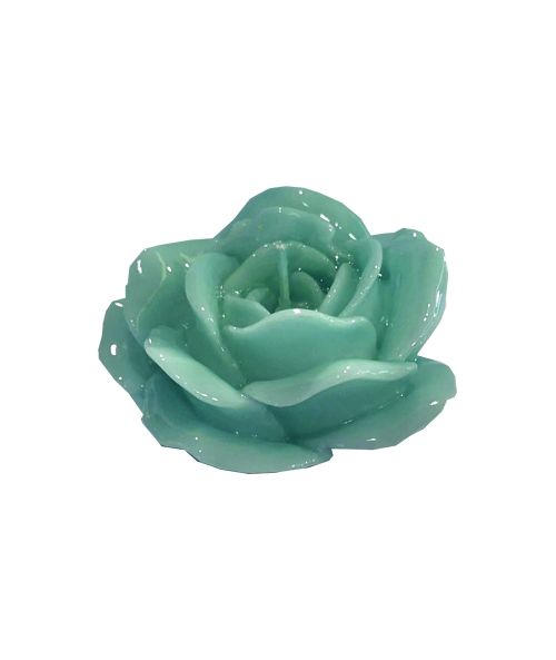 Candela a forma di rosa, diam 9 cm