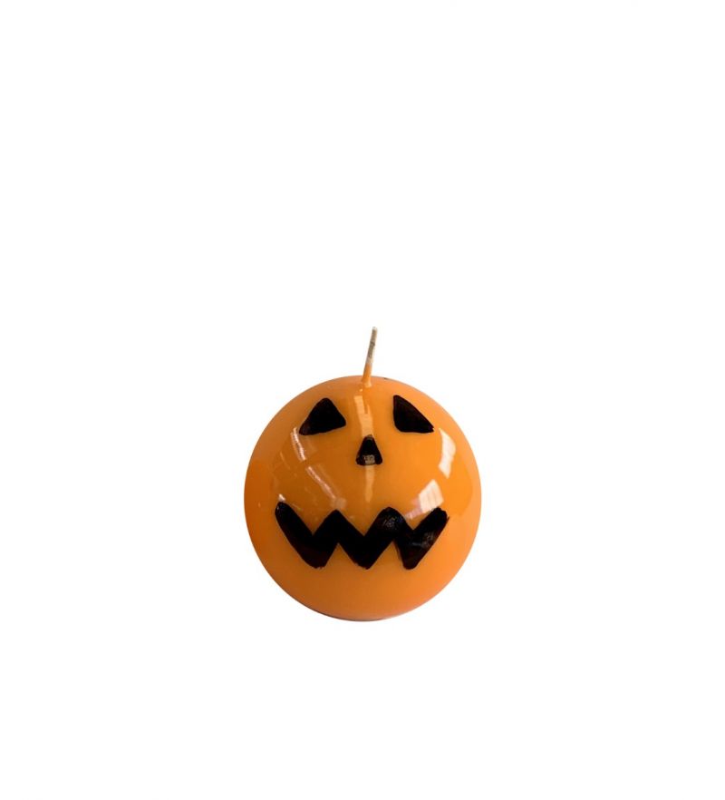 Candela di Halloween  - Sfera diametro 6  cm decorata a mano
