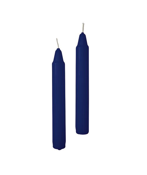 Candele cilindriche Ø 2,1 cm h. 16 cm 50 pezzi - Blu