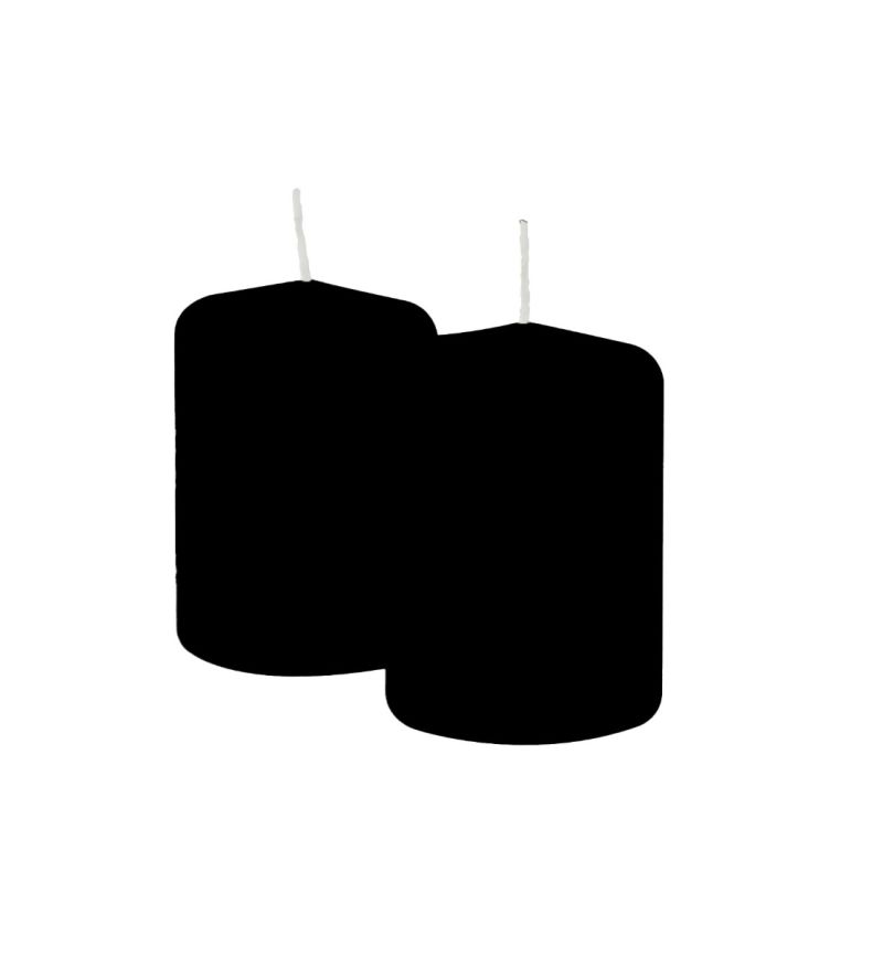 Ceri Ø 7 cm h. 10 cm 4 pezzi - Nero