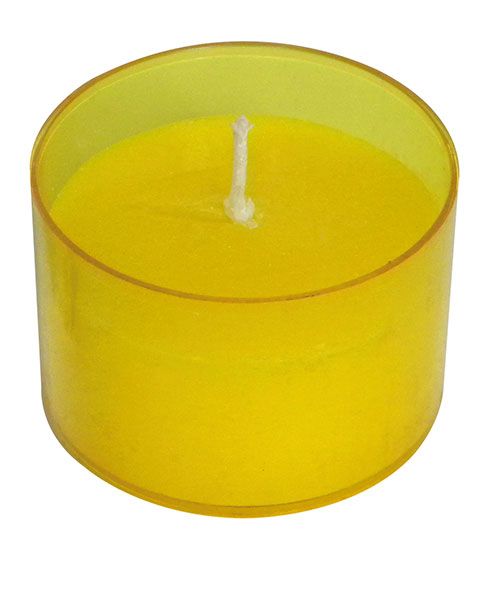 Lumini in plastica alla citronella