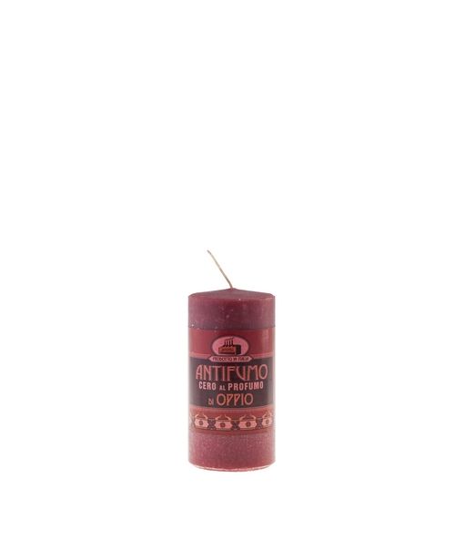 Cero profumato antifumo Ø 5 cm, h.10 cm- Oppio