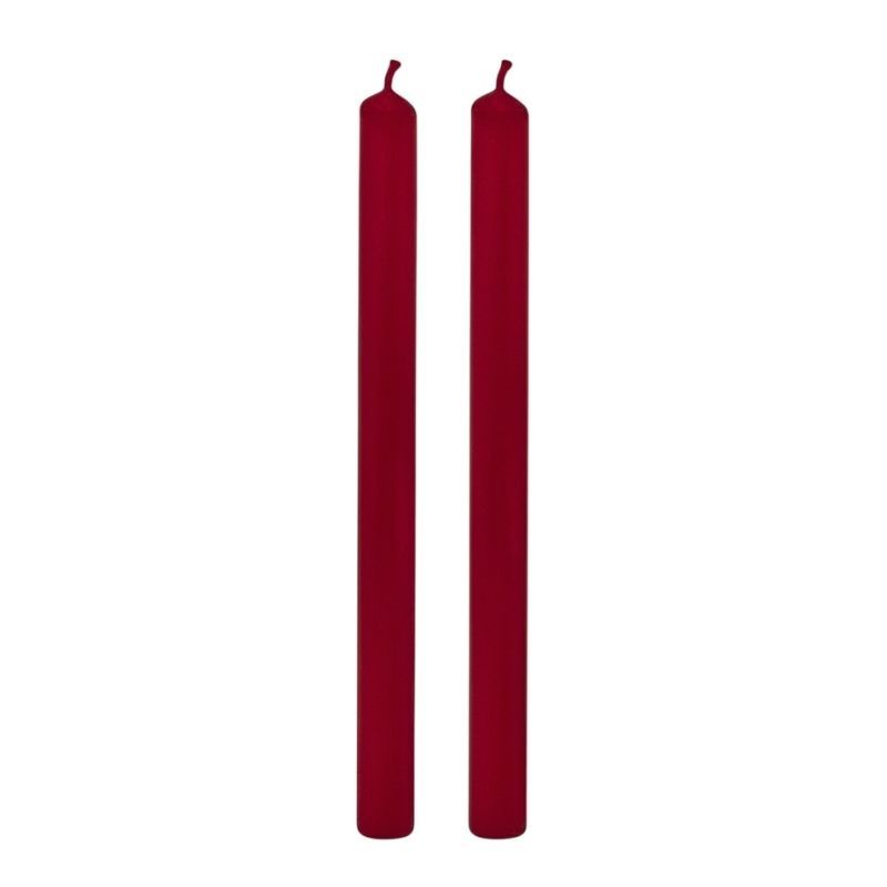 8 Candele Cilindriche  - ∅ 2,2 cm h 25 cm - Panna