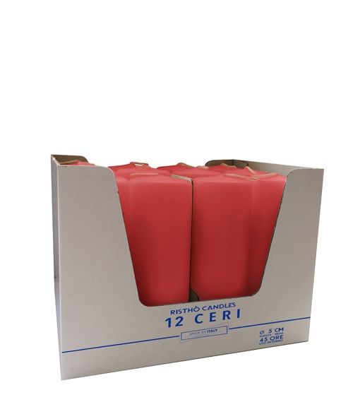 Ceri Ø 5 cm h. 15 cm 12 pezzi - Rosso