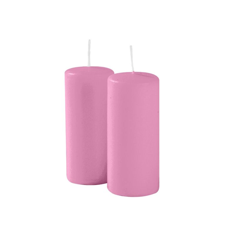 Ceri Ø 5 cm h. 12 cm 9 pezzi - Rosa Polvere