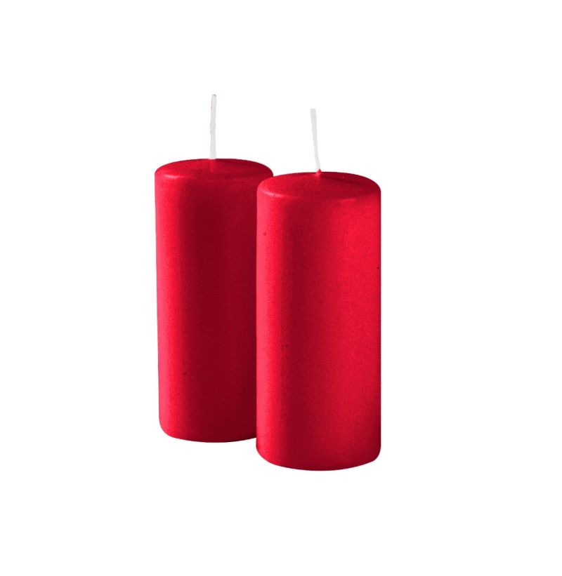 Ceri Ø 5 cm h. 12 cm 9 pezzi - Indian Red