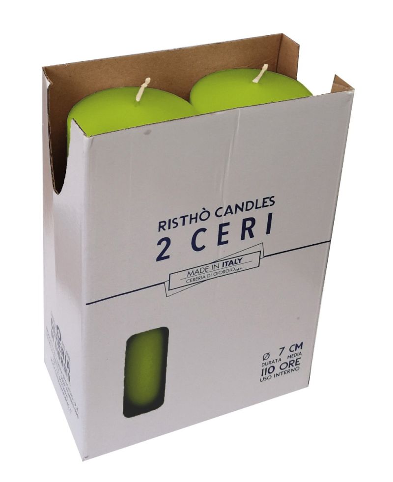 Ceri Ø 7 cm h. 20 cm 2 pezzi -Pistacchio