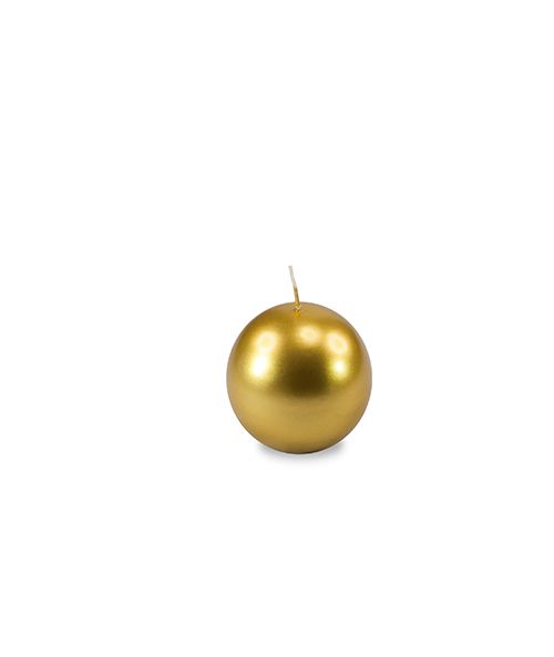 Candele sfera Ø 8 cm 4 pezzi - Oro