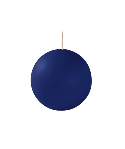 Candele sfera Ø 10 cm 4 pezzi - Blu
