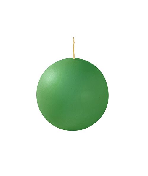 Candele sfera Ø 10 cm 4 pezzi - Verde bandiera