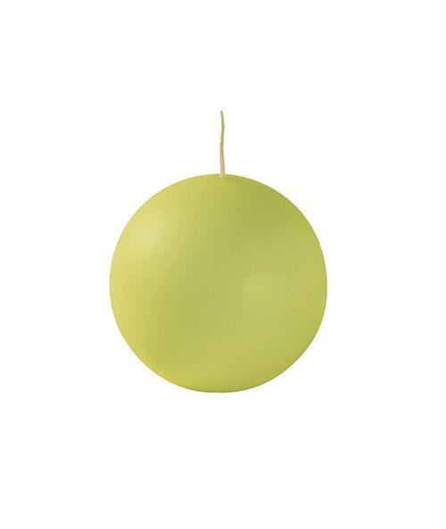 Candele sfera Ø 10 cm 4 pezzi - Verde pop