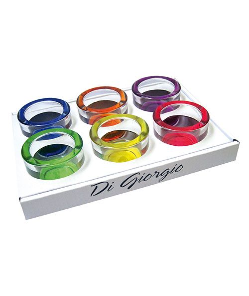 Porta tealight in vetro colorato - Colori assortiti
