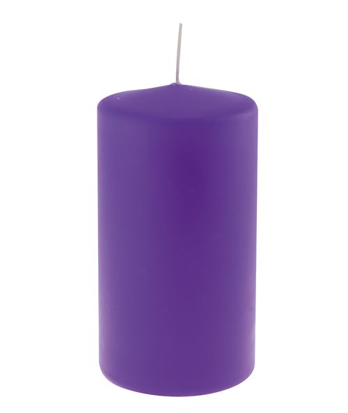 Candele per Avvento Ø 8 h. 15 cm - Viola