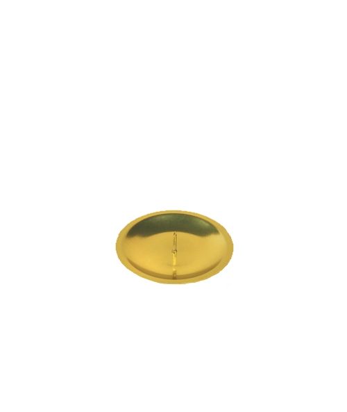 Piattini dorati Ø 7,5 cm - Confezione da 4 pezzi