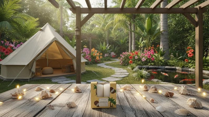 4 Ceretti profumati - Cocco