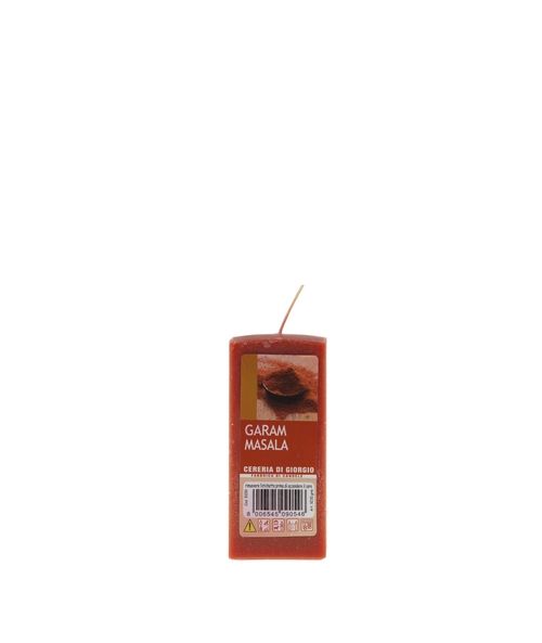 Cero quadrato profumato lato 4,5 cm, h.10 cm- Garam Marsala