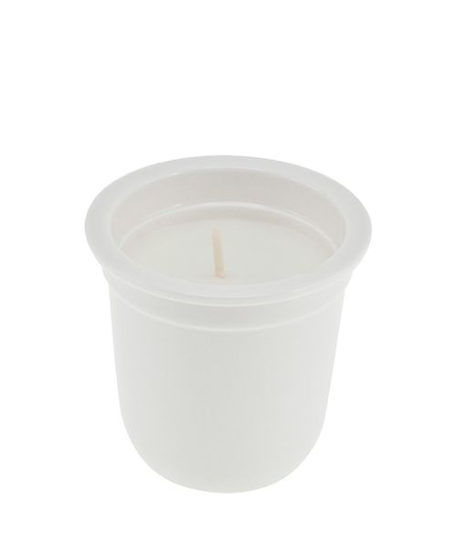 Candela profumata in vasetto yogurt - Yogurt naturale