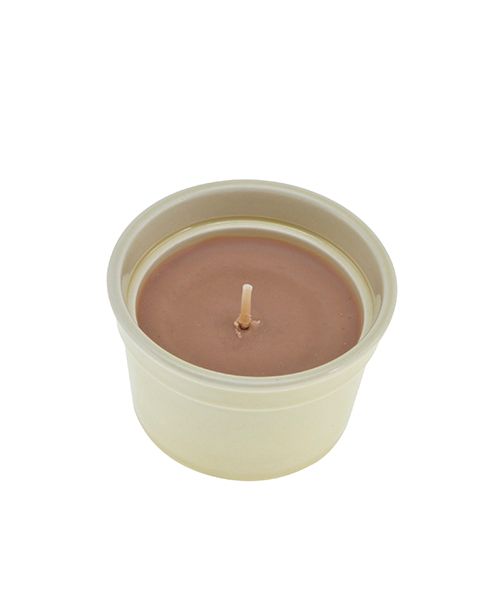 Candela profumata in vasetto gelato - Cioccolato noir