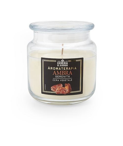 Candela profumata in giara Aromaterapia - Ambra - Serenità