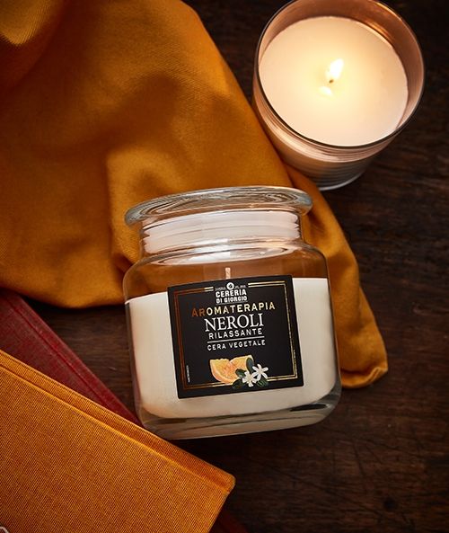 Candela profumata in giara Aromaterapia - Neroli - Rilassante