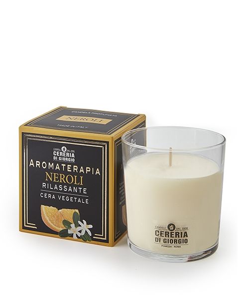 Candela profumata in bicchiere Aromaterapia - Neroli - Rilassante
