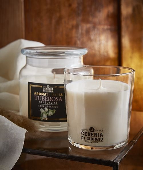 Candela profumata in giara Aromaterapia - Tuberosa - Sensualità
