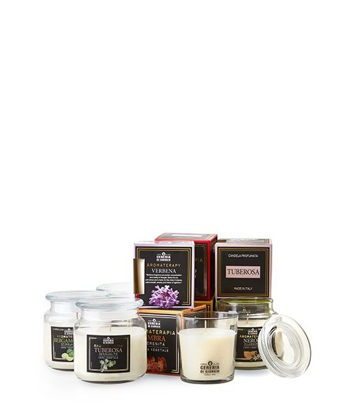 Candela profumata in giara Aromaterapia - Verbena - Antistress