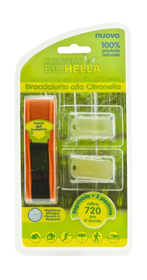 Braccialetto alla citronella Biohella - Colori assortiti